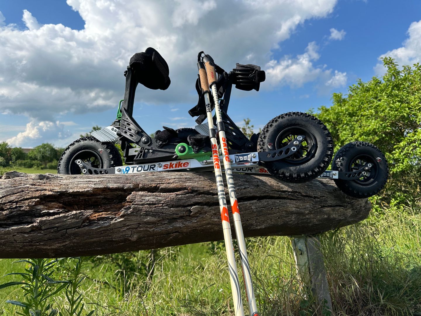 skike v9 TOUR 200 with one4all Pole best skate