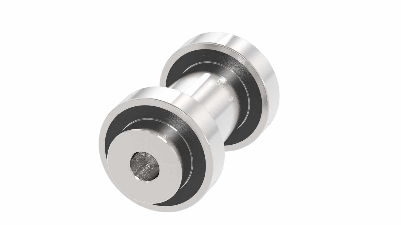 Ball Bearing Set Cross 6901 2RS 43 - Roll and Pole