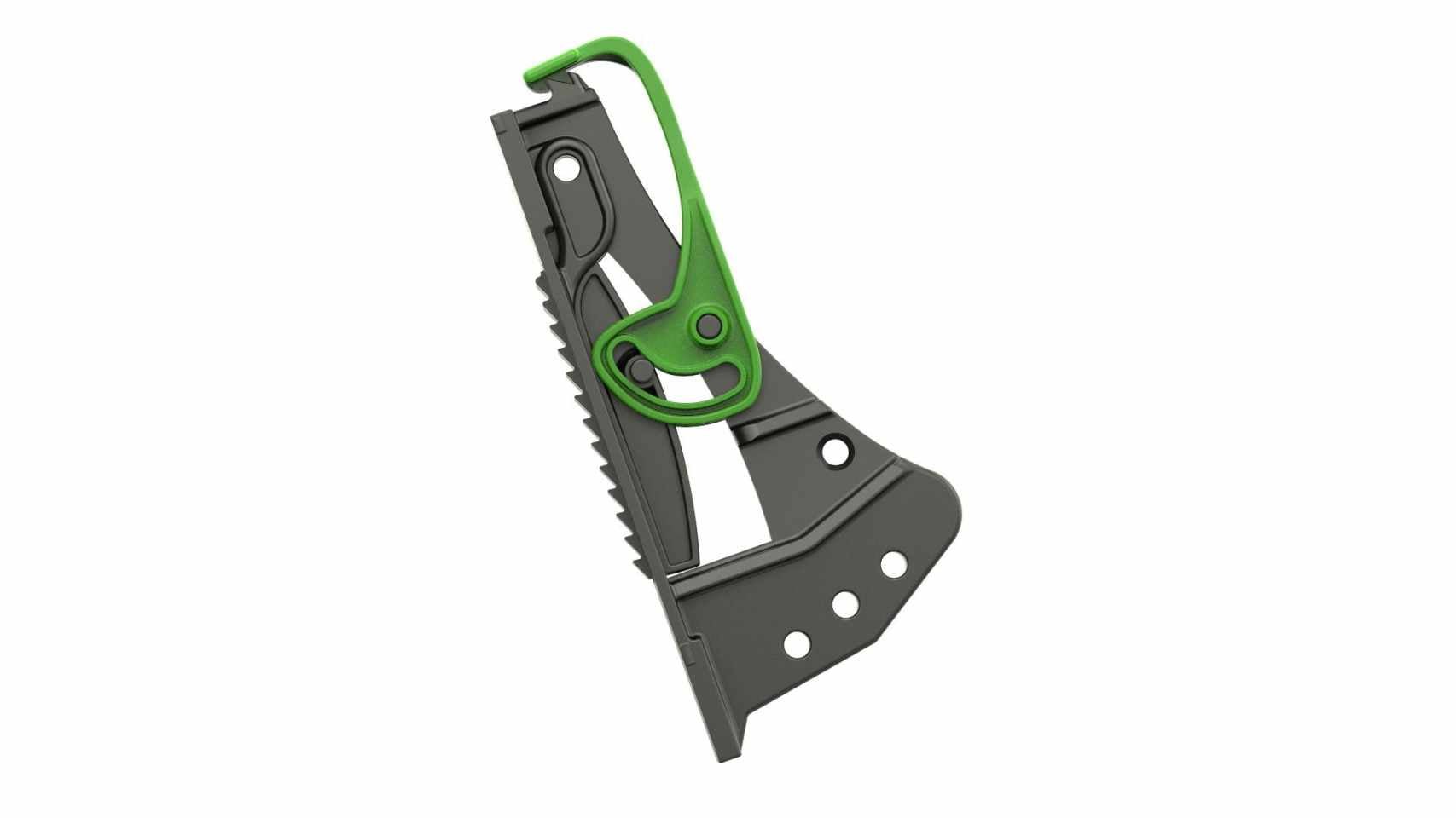 Brake Saddle Adjustment with Green Lever - Roll and Pole