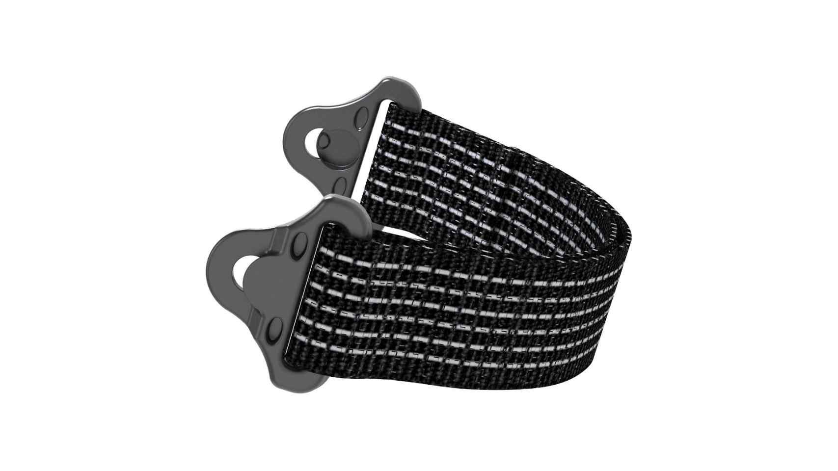 Calf Belt Reflective with Black Clips - Roll and Pole