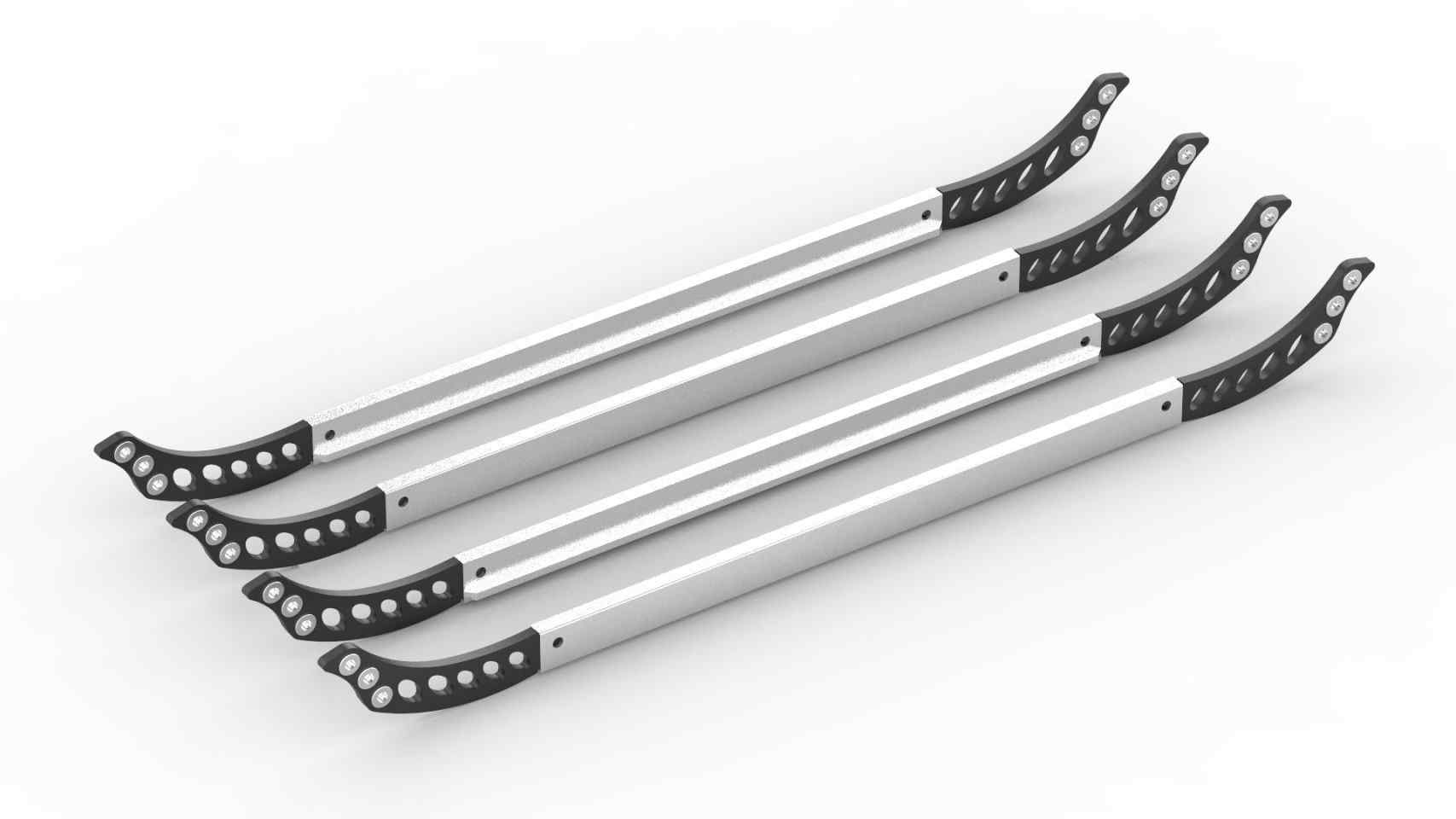 Frame Set - R9 Wahia - Aluminum 430mm - Roll and Pole