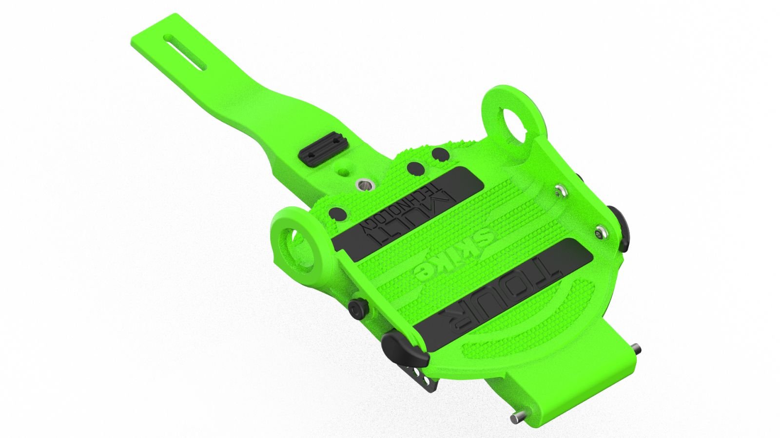 Front Binding P1 TOUR 64mm Green - Roll and Pole