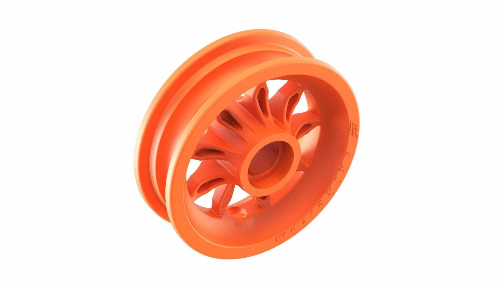 Rim 6 Inch Orange 9SO - Roll and Pole