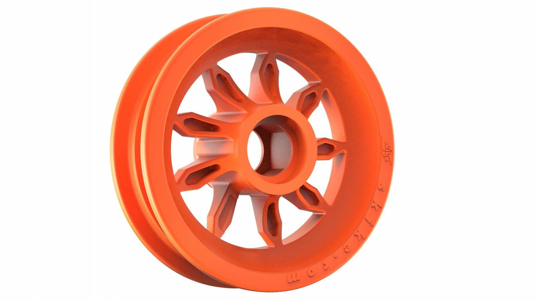 Rim 6 Inch Orange 9SO - Roll and Pole