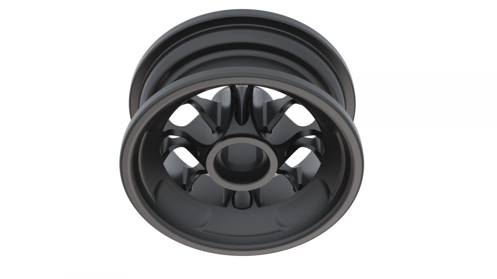 Rim 8 Inch Black 12SB - Roll and Pole