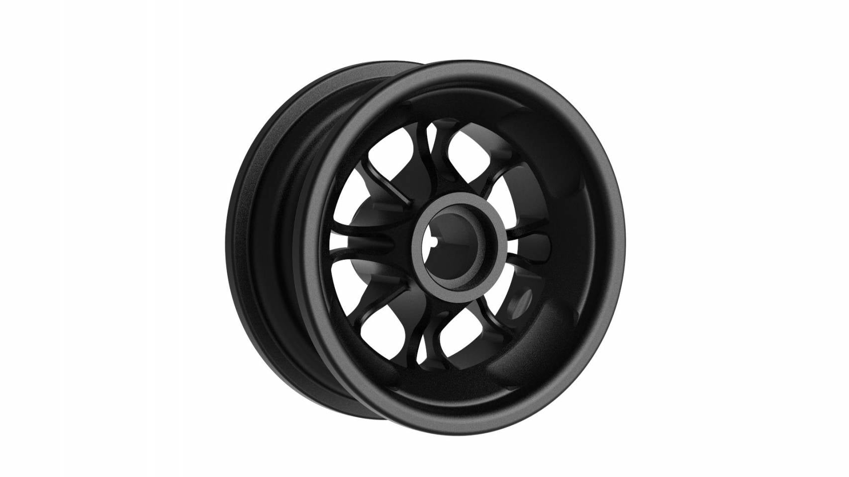 Rim 8 Inch Black 12SB - Roll and Pole