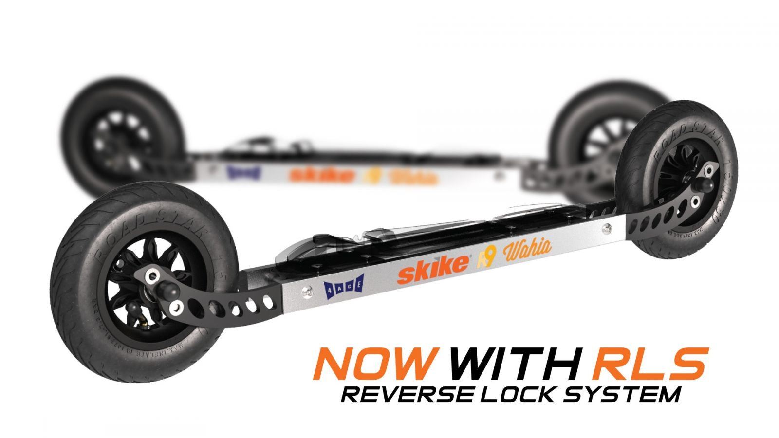 skike r9 WAHIA Rollerski 150 RLS - Roll and Pole