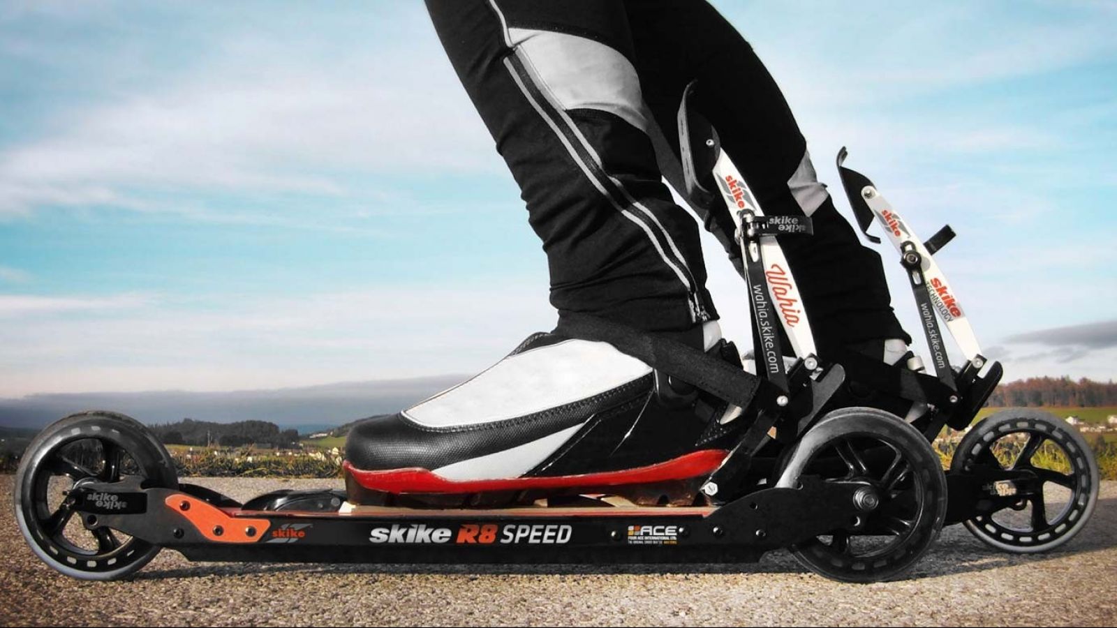 skike WAHIA Rollerski Brake - Roll and Pole