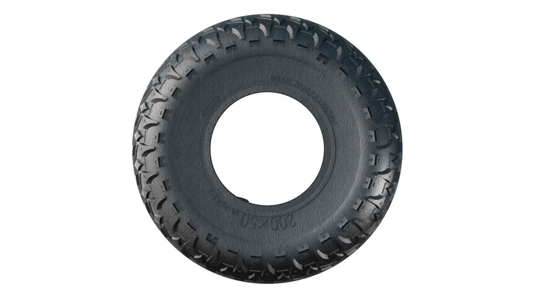 Tire 200mm/8in Majorgip - Roll and Pole
