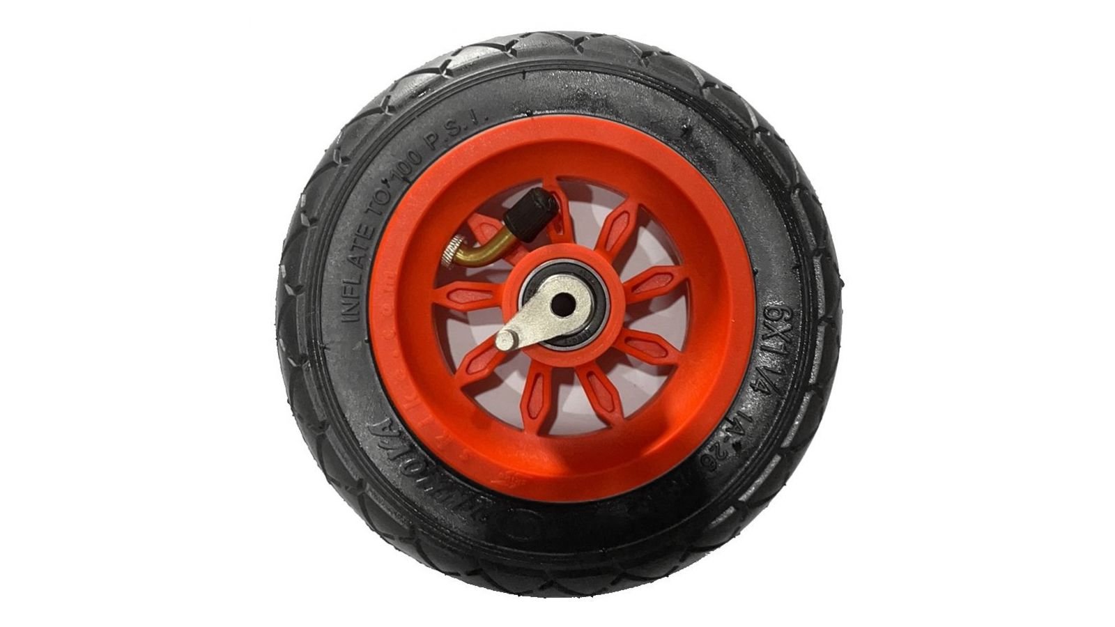 Wheel Orange 150mm/6inch with Reverse lock Innova 9SO - IN - RLS - Roll and Pole