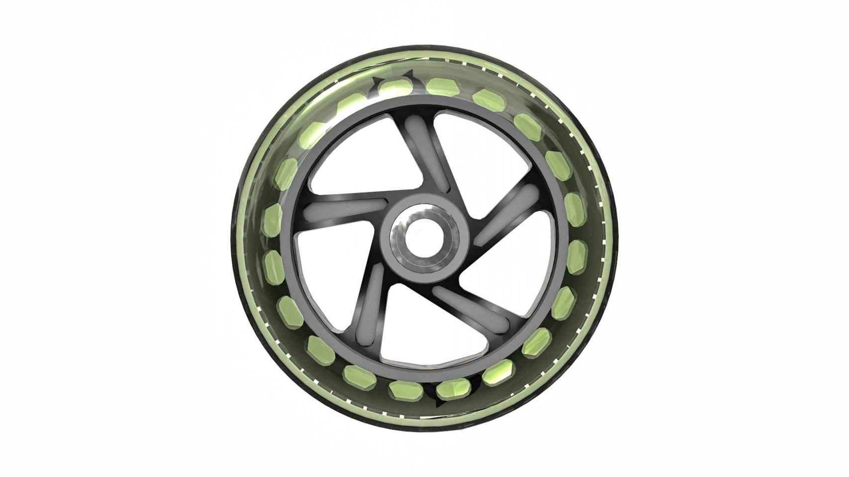 Wheel PU 145mm/6in - Roll and Pole