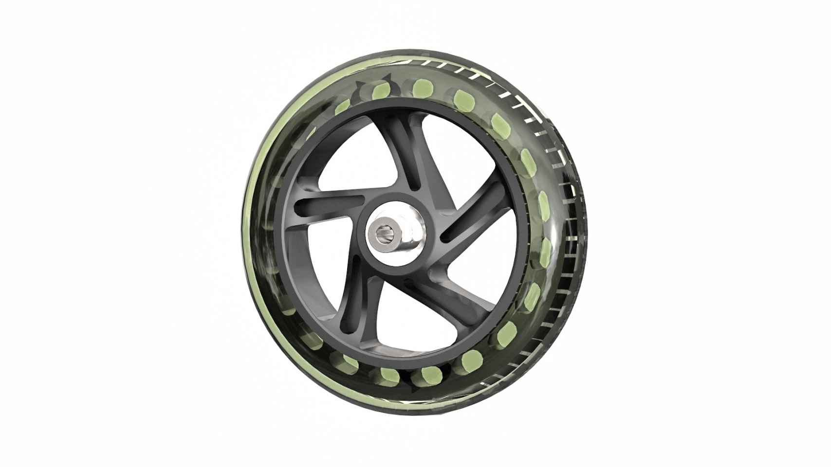 Wheel PU 145mm/6in - Roll and Pole