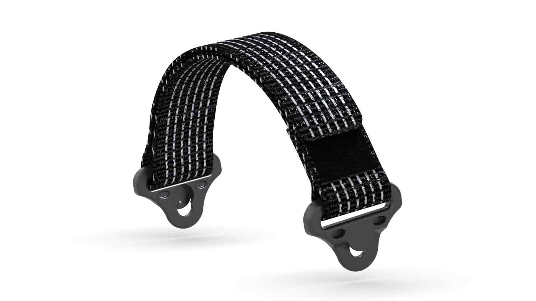 Foot Belt Reflective with Black Clips