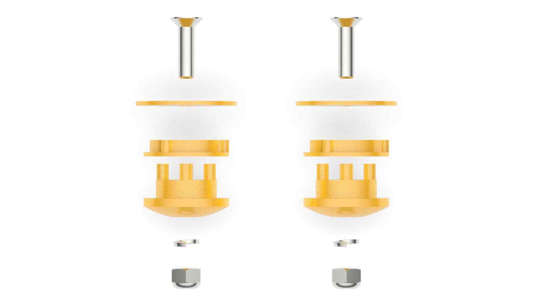 Ankle Joint Bearing Set Yellow